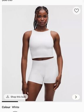 lululemon athletica White Align High-Neck Tank